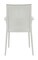 LeisureMod Weave Mace Indoor/Outdoor Chair (With Arms), Set of 4